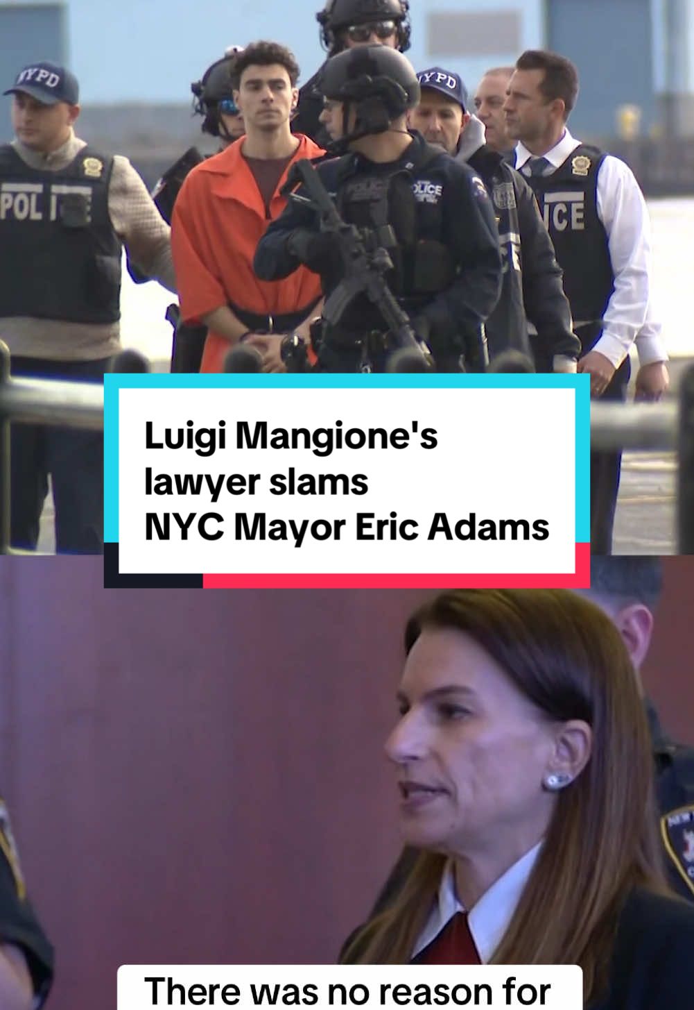 Karen Friedman Agnifilo, Luigi Mangione's lawyer, slammed New York City Mayor Eric Adams' statements about the suspect in the UnitedHealthcare CEO's murder case in court on Monday. 