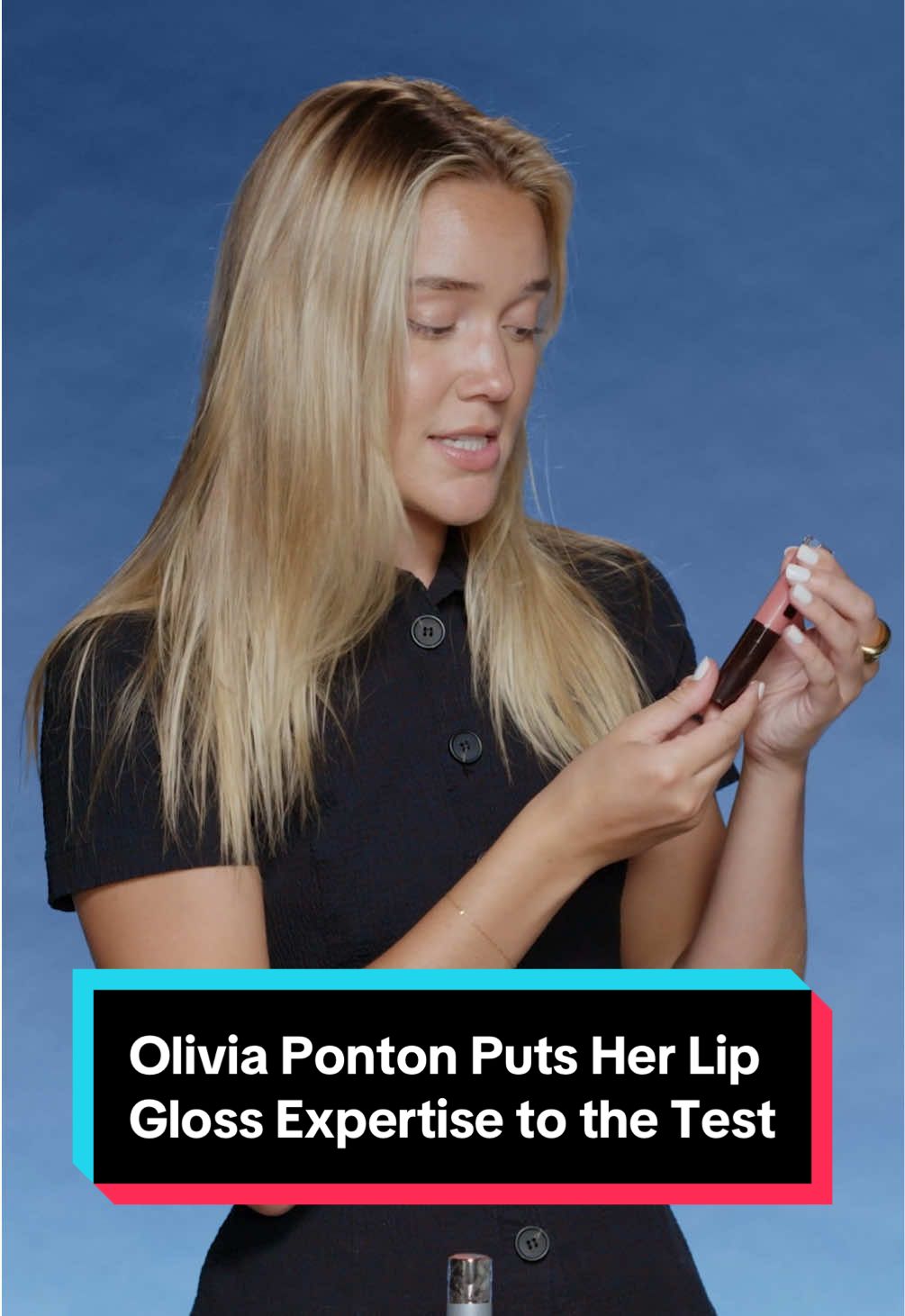 After claiming to be a lip gloss girly, we’re glad @olivia ponton got that one right. 😮‍💨 #OliviaPonton #ExpensiveTasteTest 