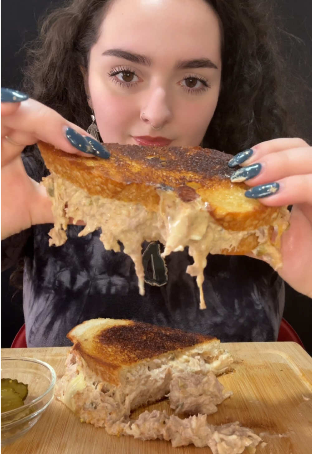 tuna melt mukbang 🐟 tunafish salad sandwich’s are only good toasted 👏 #tunamelt #tunasalad #tunasalad #tunacado #tunamelts #eatwithme #mukbang #mukbangeatingshow #eatingasmr #foodasmr #mukbangasmr #asmreating #eatingshow #eatingshowasmr #eatingsounds #crunchy #mukbangs #mukbangvideo #eatingsounds  #crunch #crunchyasmr #crunchsounds #crunchysounds #crunchymukbang 