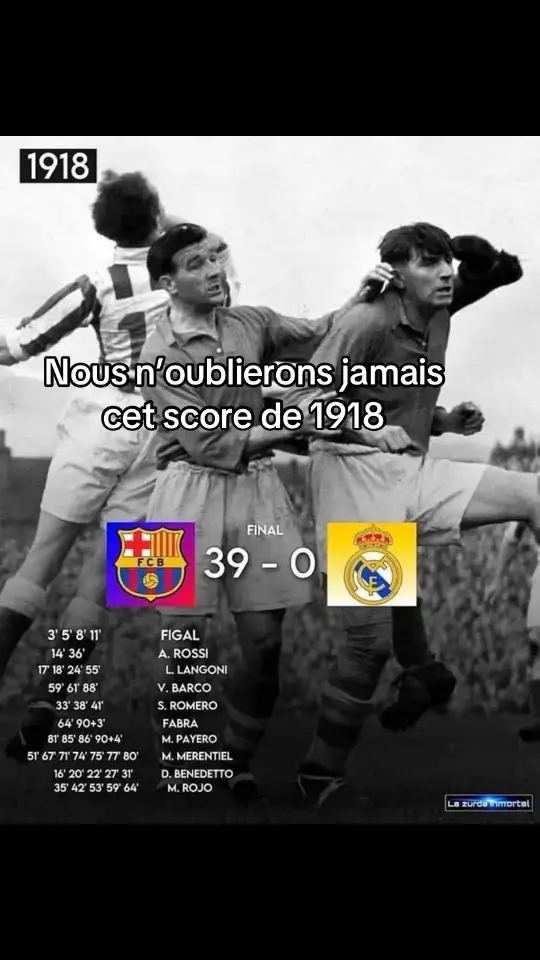 Barcelone vs real 39-0