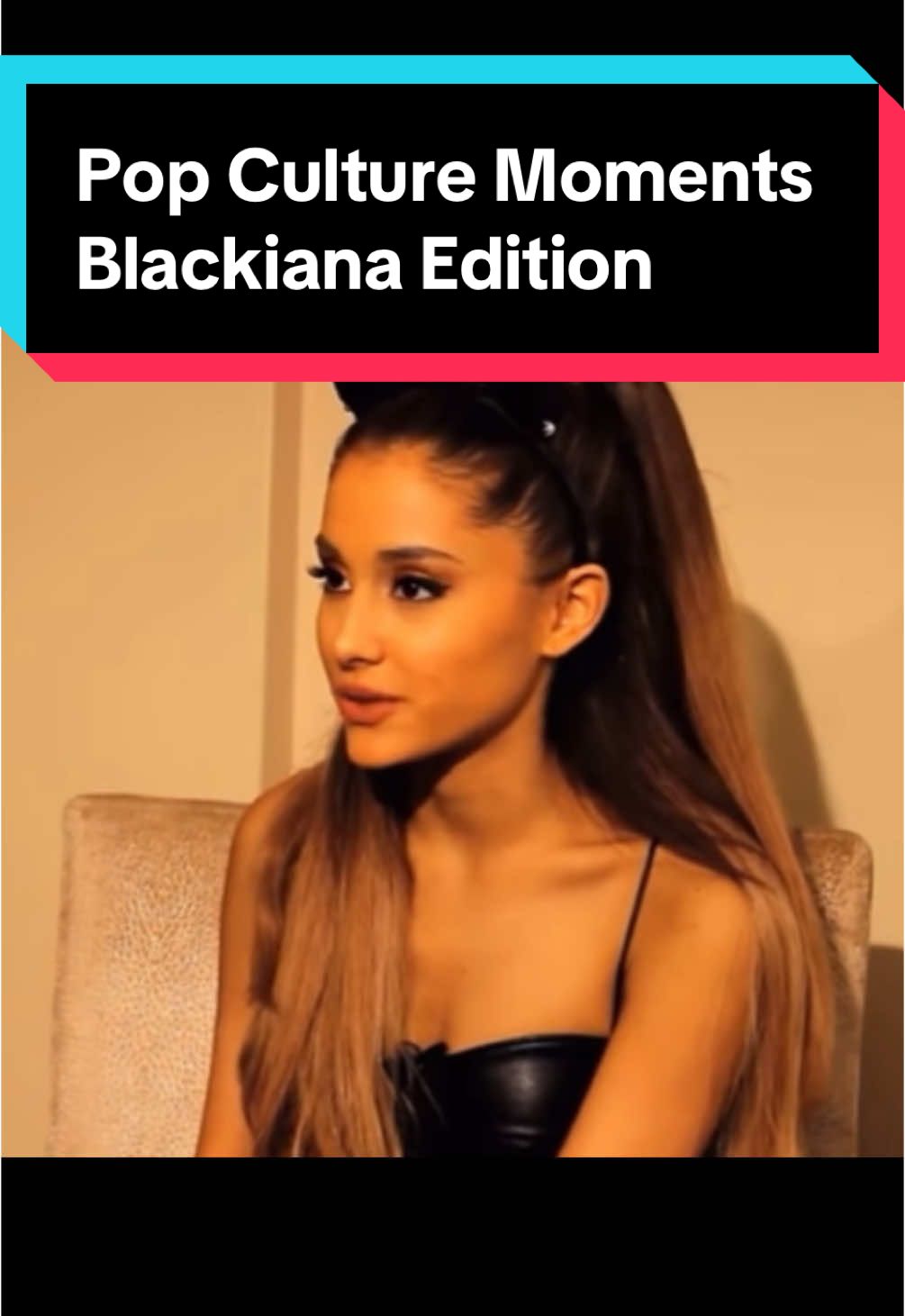 But the GAG is 💜  #popculture #popculturemoments #arianagrande #blackiana  #ariana #thankunext #dangerouswoman 