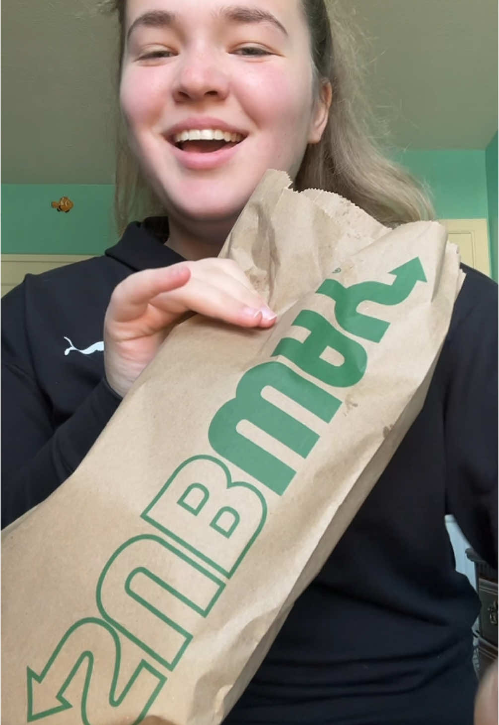 My subway order this time!!! Follow all my socials listed in my bio!!! #subway #chicken #sub #cheese #pickles #ranch #sauce #order #subwayorder 