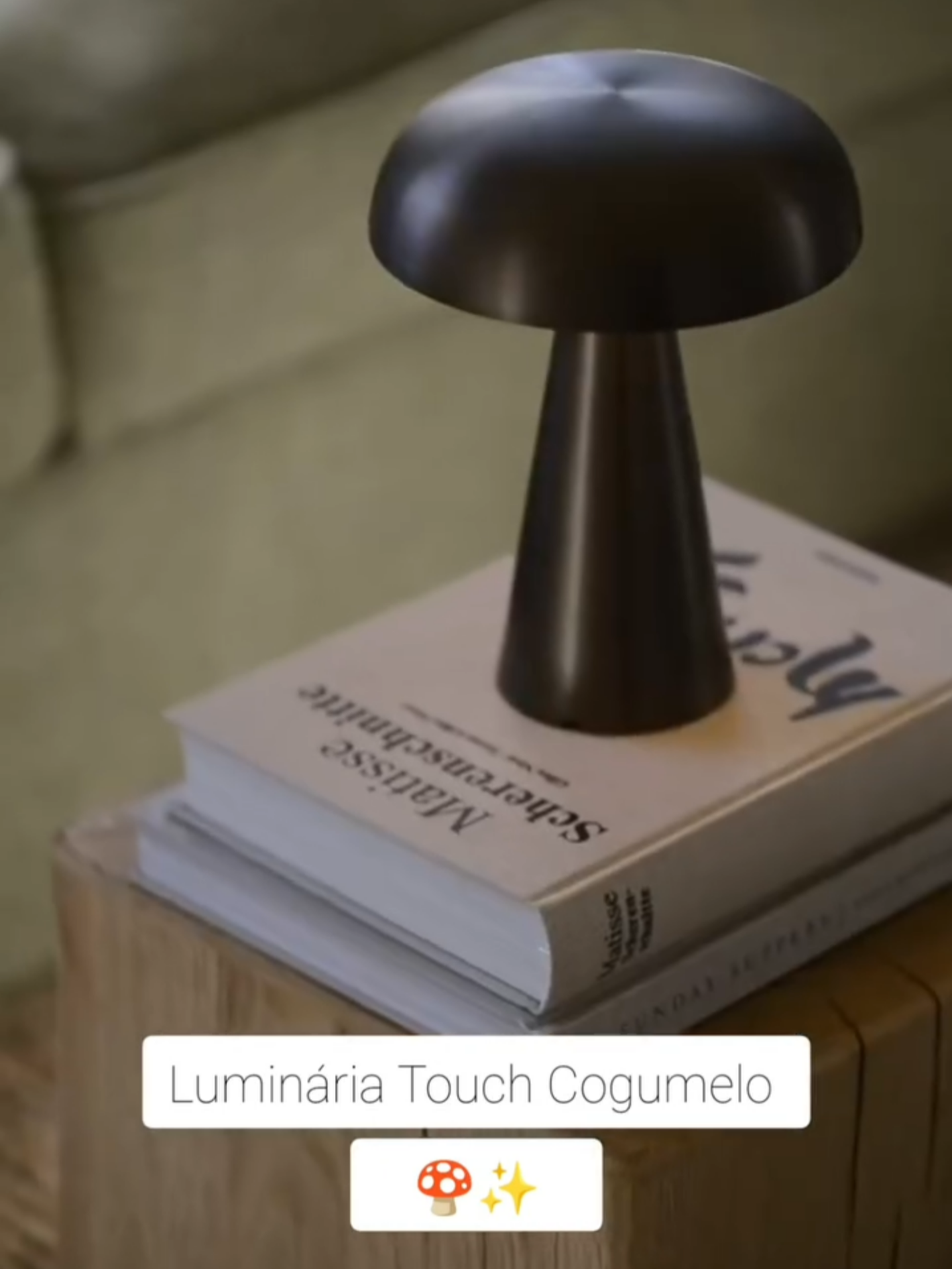 Luminária Touch Cogumelo #luminárias #decoraçãodeinteriores #decoração