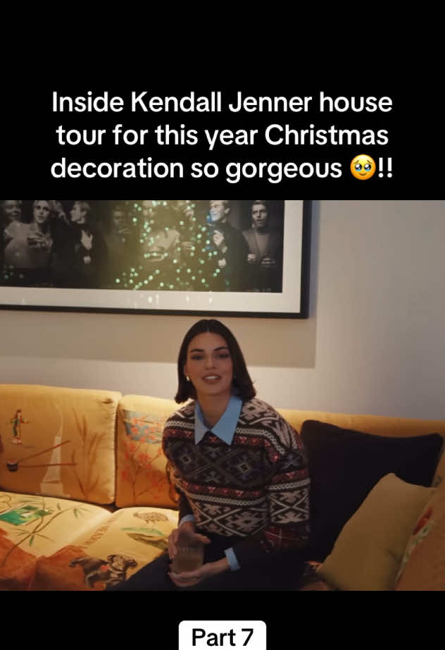 Inside Kendall Jenner house tour for this year Christmas decoration#kendalljenner #foryou