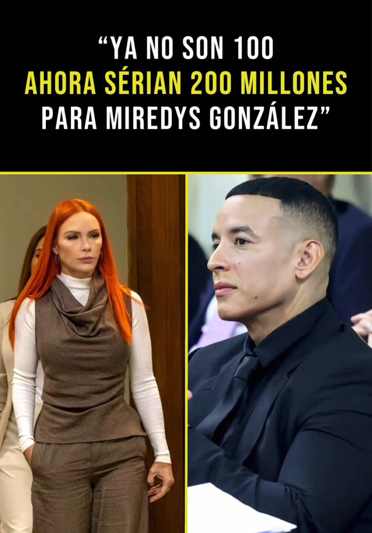 Miredys González le podría ganar millones de dólares del valor del catálogo musical de Daddy Yankee  #DaddyYankee #mireddysgonzales #BigBoss #Noticias #Chismes 