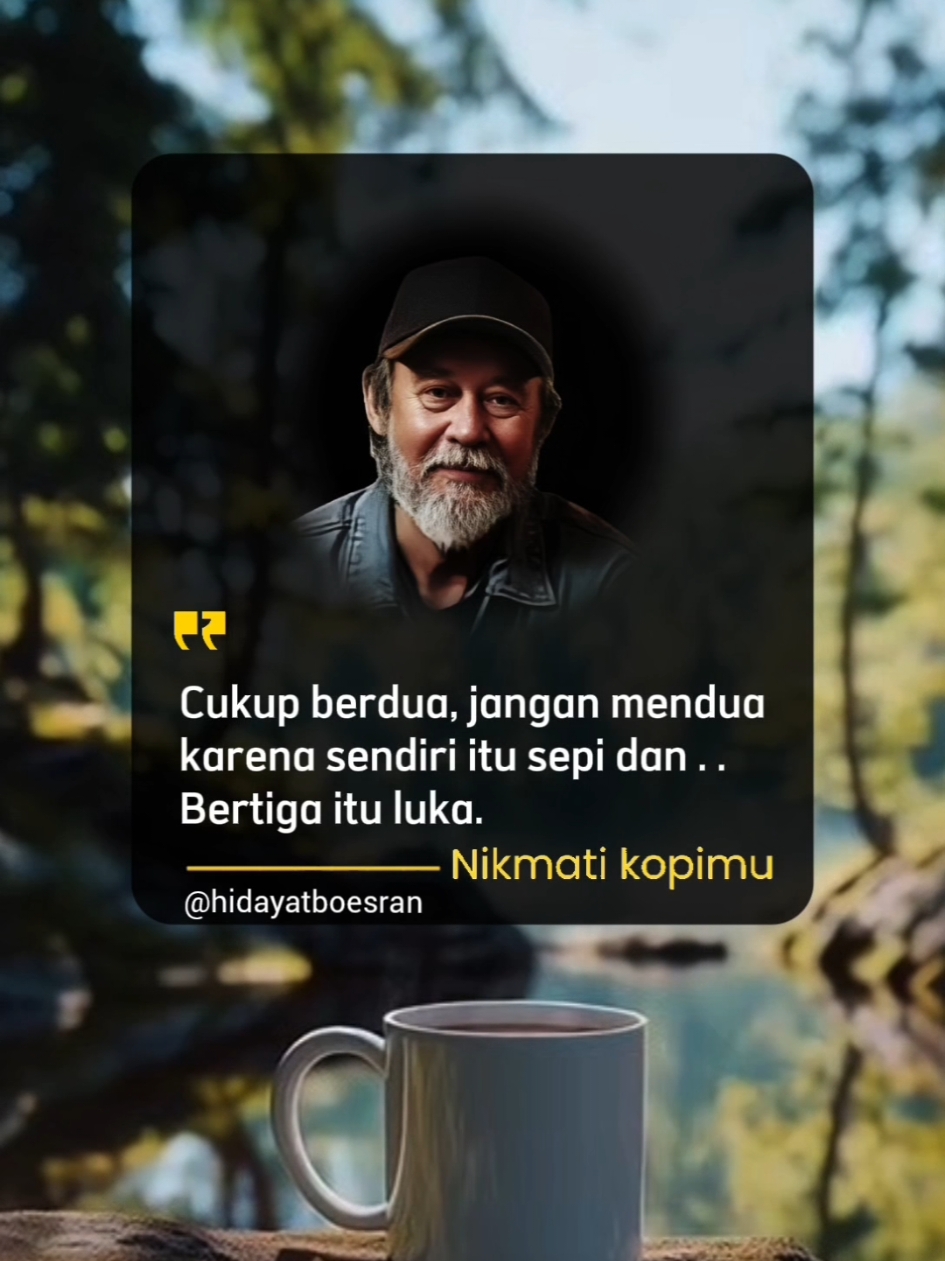 Nikmati kopimu . . #motivasihidup #motivasiislami  #mutiarakata  #changeyourlife  #nikmatikopimu 