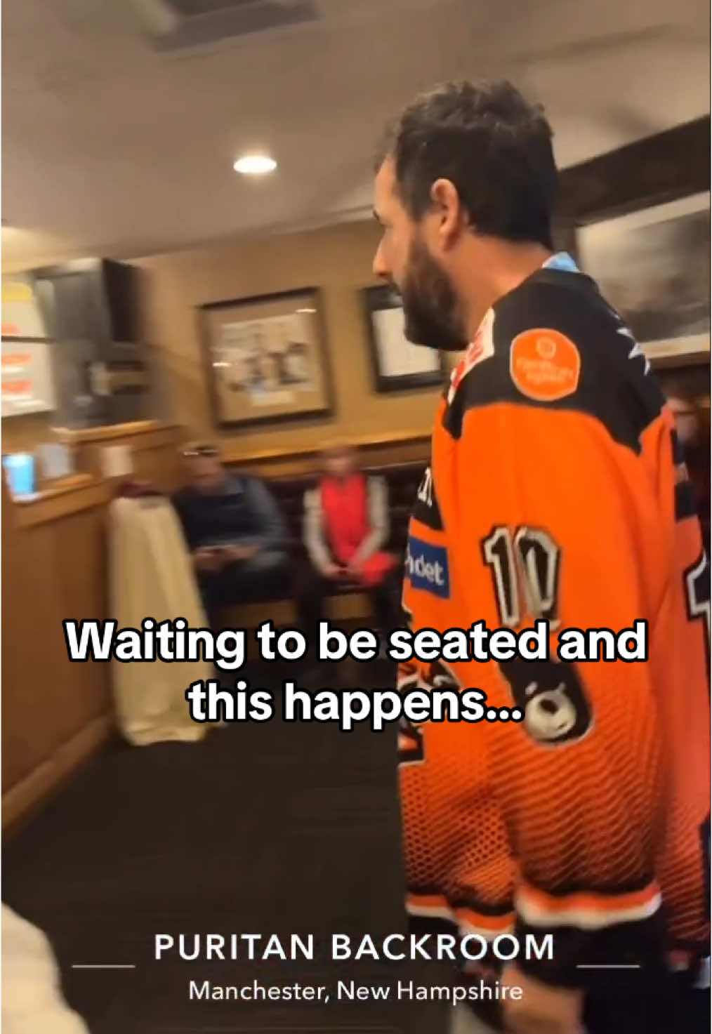 He couldn't believe it 😂 (via fresh_princeofnh/IG) #adamsandler #food 