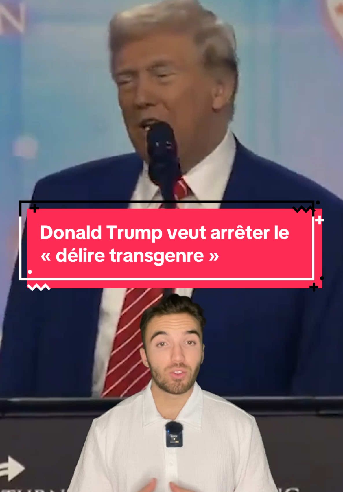 Donald Trump veut arrêter le « délire transgenre » #dix4 #dix4info #trump #lgbt #transgender #qc #info #news #nouvelles #fyp #pourtoi 