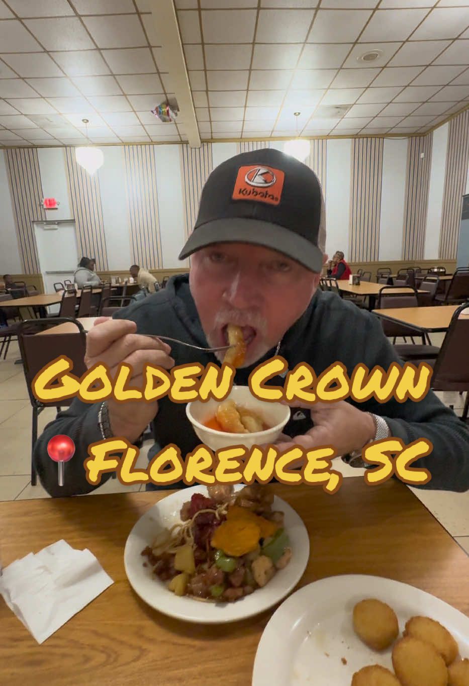 Are there any good Chinese restaurants in #myrtlebeach ?  Golden Crown in Florence SC is the best we’ve ever had.  We challenge you to find a better Pineapple Chicken! #whatsforlunch in #florencesc 