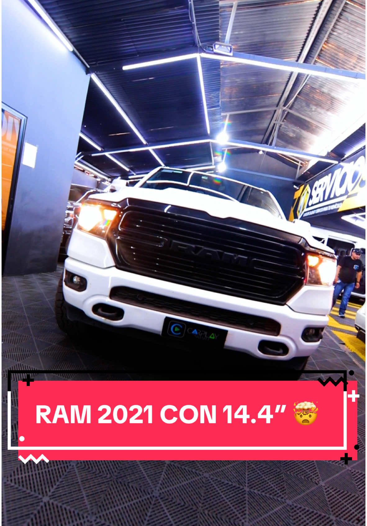 🇺🇸 RAM 1500 2021 🇺🇸  Este modelo año 2021 nos visitó en CarplaySmart para realizar nuestra implementación de pantalla de 14.4 pulgadas con Apple CarPlay y android auto 100% inalámbrico, para poder utilizar aplicaciones como Spotify, Waze, Google Maps y que mejor que en su pantalla original 🙌🏻.        Si tienes un vehículo que no tiene conexión de Apple CarPlay o Android auto, contáctanos!! Tenemos la solución para modernizar por completo el sistema de entretenimiento de tu vehículo 🙌🏻. #ram #1500 #2500 #rebel #carplay #mercedes #mercedesbenz #a200 #a250 #a35 #a45 #250 #c180 #c200 #e200 #e300 #glc #gla #GLE400 #honda #pilot #crv #mazda #mazda3 #cx3 #mazdacx5 #mazdacx9 #hyundai #ds7 #polo #golf #peugeot #208 #308 #508 #2008 #3008 #5008 #volvo #xc40 #androidauto #toyota #yaris #corolla #4runner #fortuner #rav4 #nissan #versa #sentra #kicks #xtrail #haval #h6 #jolion #kia #sportage #carnival #inalambrico #spotify #waze #FORD #edge #maverick #focus #fiesta #ecosport #f150 #ranger #raptor #explorer #expedition #cupra #ateca #formentor #maxus #t60 #t90 #subaru #forester #xv #evoltis #seltos #poer #volkswagen #chevrolet #camaro #porsche #cayenne #macan #718 #taycan #panamera #911 #boxster #suburban #tahoe #traverse #groove #tracker #colorado #silverado #mg #mgone #hs #zs  #changan #unit #uni-t #chery #tiggo8 #jac #t8pro #citroen #renault #nissan #ram #ram1000 #ram1500 #kia #sportage #seltos #sorento #ramrebel #chile #parati #santiago #cupra #viral #audi #q8 #q2 #q3 #q5 #a3 #a4 #a5 #BYD #dolphin #dolphinmini #songplus #electrico #yuanplus #seal #tang #han  #t60 #t90 #maxus 