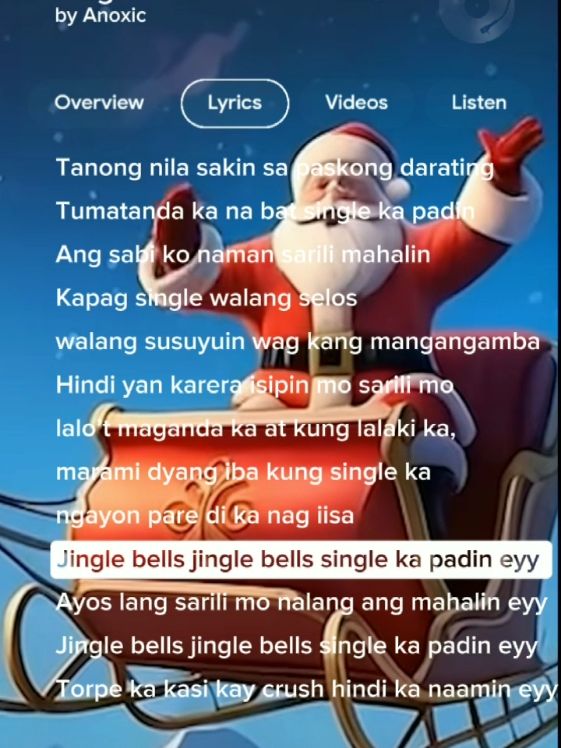 Replying to @ppp78999 Jingle bells Tagalog version @primeanoxic #jinglebells #songcover #christmassong #trending #lyrics #anoxic #yami #fyp 