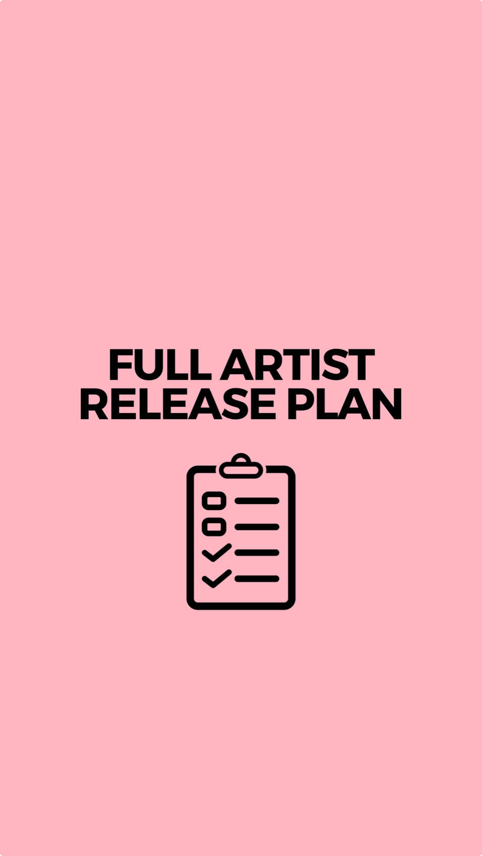 INDEPENDENT ARTISTS: Don’t release music without a plan ⬇️ 1. Upload your music to all streaming platforms using Distrokid. 2. Add your lyrics to Genius, so fans can find them instantly. 3. Sign up for BMI and Songtrust to ensure you get paid all your royalties. 4. Get playlist placements with SubmitHub. 5. Update all your social media pages with links to your song to guide fans where they need to go. A solid plan makes all the difference. Save this for your next release.