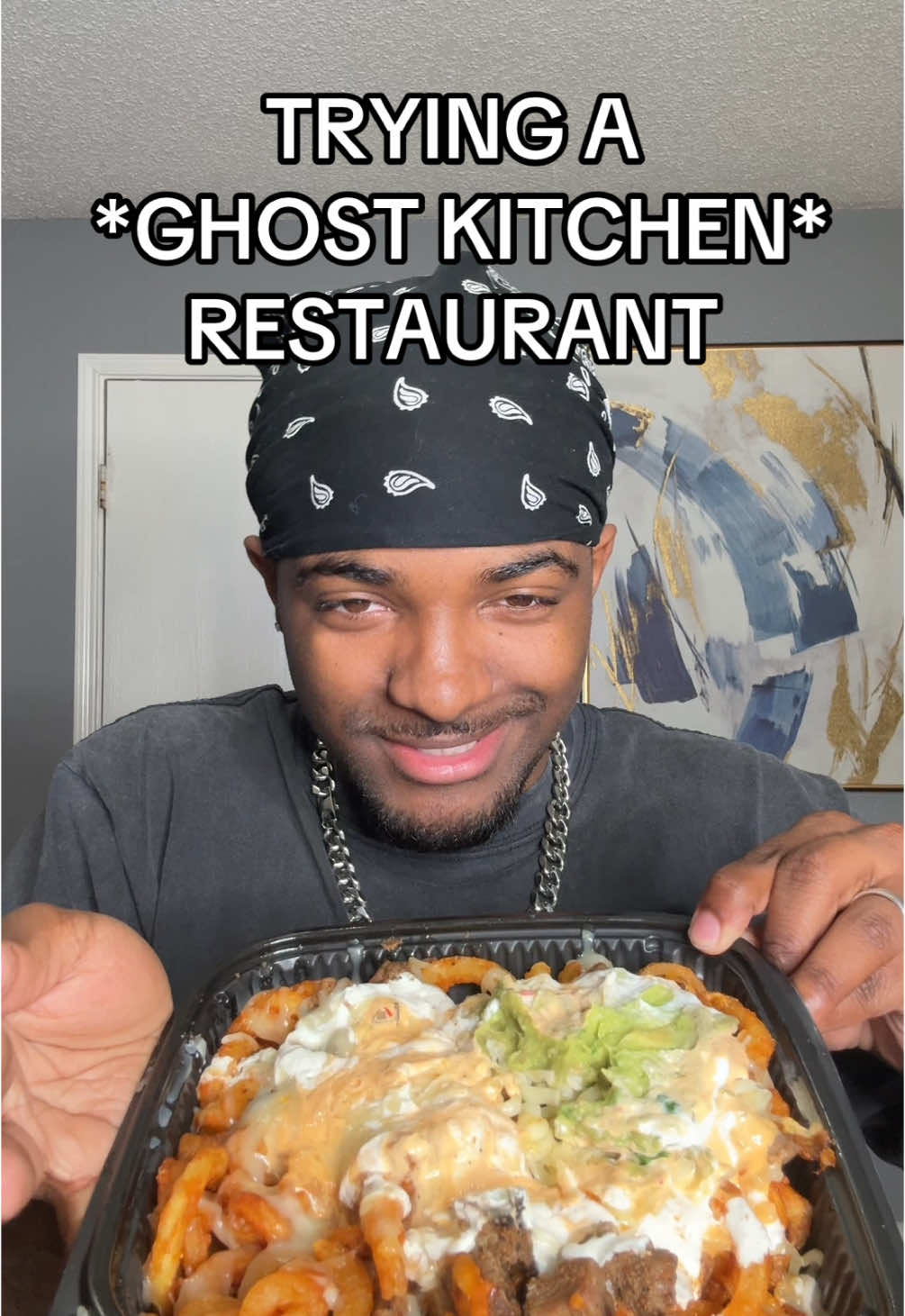 GHOST KITCHEN NAMED “Man vs Fries” #grubbud #ghostkitchen #foodreview #fyp #blowthisup 