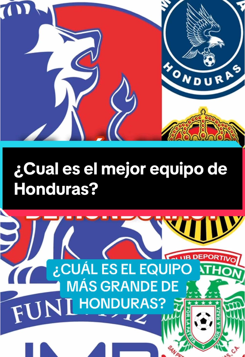 Cual es el equipo mas grande de Honduras?? #Motagua #RealEspaña #Olimpia #Marathon #FuriaVerde #LigaHondubet #FutbolHondureño #Catrafut 