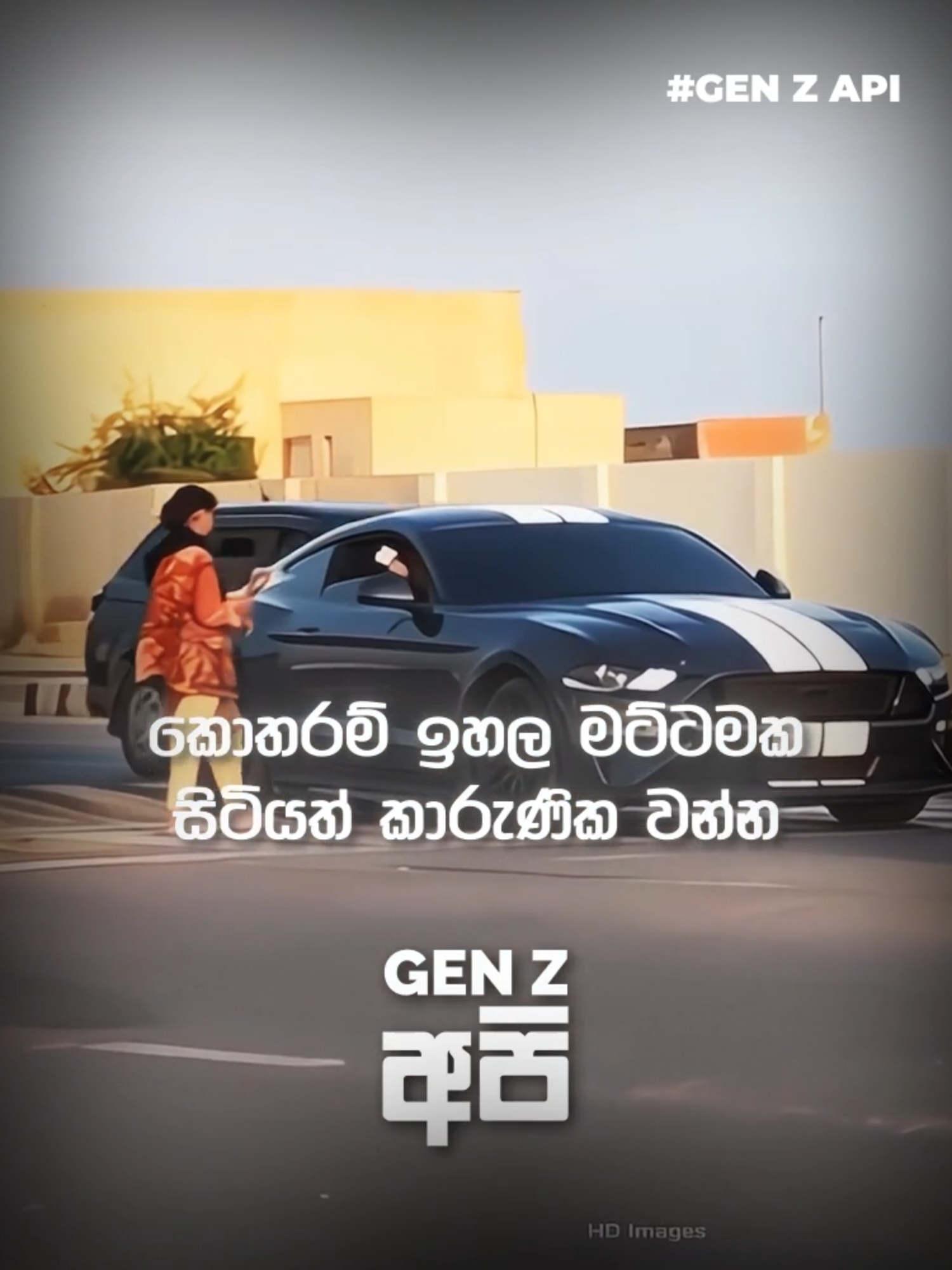 සැබෑ සාර්ථකත්වය! - © Gen Z Api #GenZApi #SriLanka #SriLankaYouth #SportsCar #Mustang #Ford #Motivation #Kindness