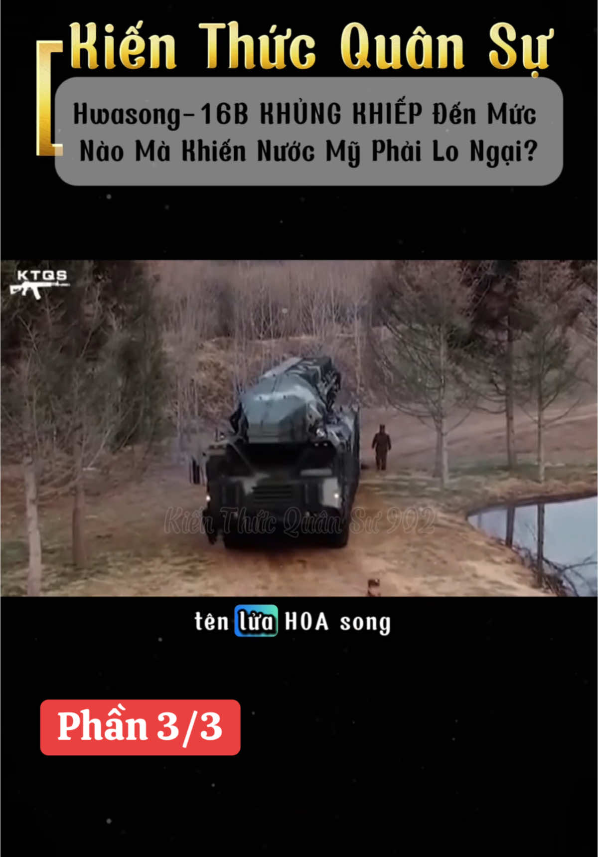 (KTQS phần 3/3) Hwasong-16B KHỦNG KHIẾP Đến Mức Nào Mà Khiến Nước Mỹ Phải Lo Ngại? Đảo Guam - nơi đồn trú của hơn 7.000 quân nhân cũng như hạm đội tàu ngầm hạt nhân hùng hậu, là căn cứ tiền phương cực kỳ quan trọng mà Hoa Kỳ quyết tâm bảo vệ bằng mọi giá, giờ đây nó đang phải đối diện với một mối nguy ngày càng lớn mạnh, tới từ tay chơi khó chịu - Triều Tiên với cây bút chì