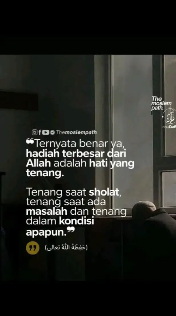 ketenangan berasal dari sabar dan shalat,,  #kajidiri  #introspeksidiri  #fypシ゚ 