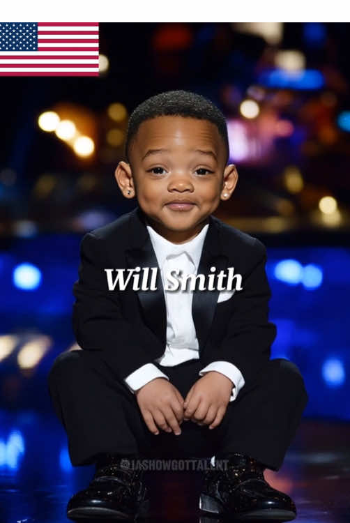 From sleek tuxedo to magical genie in the blink of an eye! 😯🧞‍♂️ #americagottalent #gottalent #talent #ia #trasformation #fusion #unitedstates #ai #willsmith #usa🇺🇸 