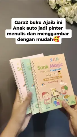 Auto rugi kalo gak digrecepin sekarang🫶 #bukuedukasianak #sankmagicbook #sankmagicbookmurah #belajarmenulis #anakpinter #fyp #fypp #fypシ゚viral #TikTokShop #trending #viral #foryoupage 