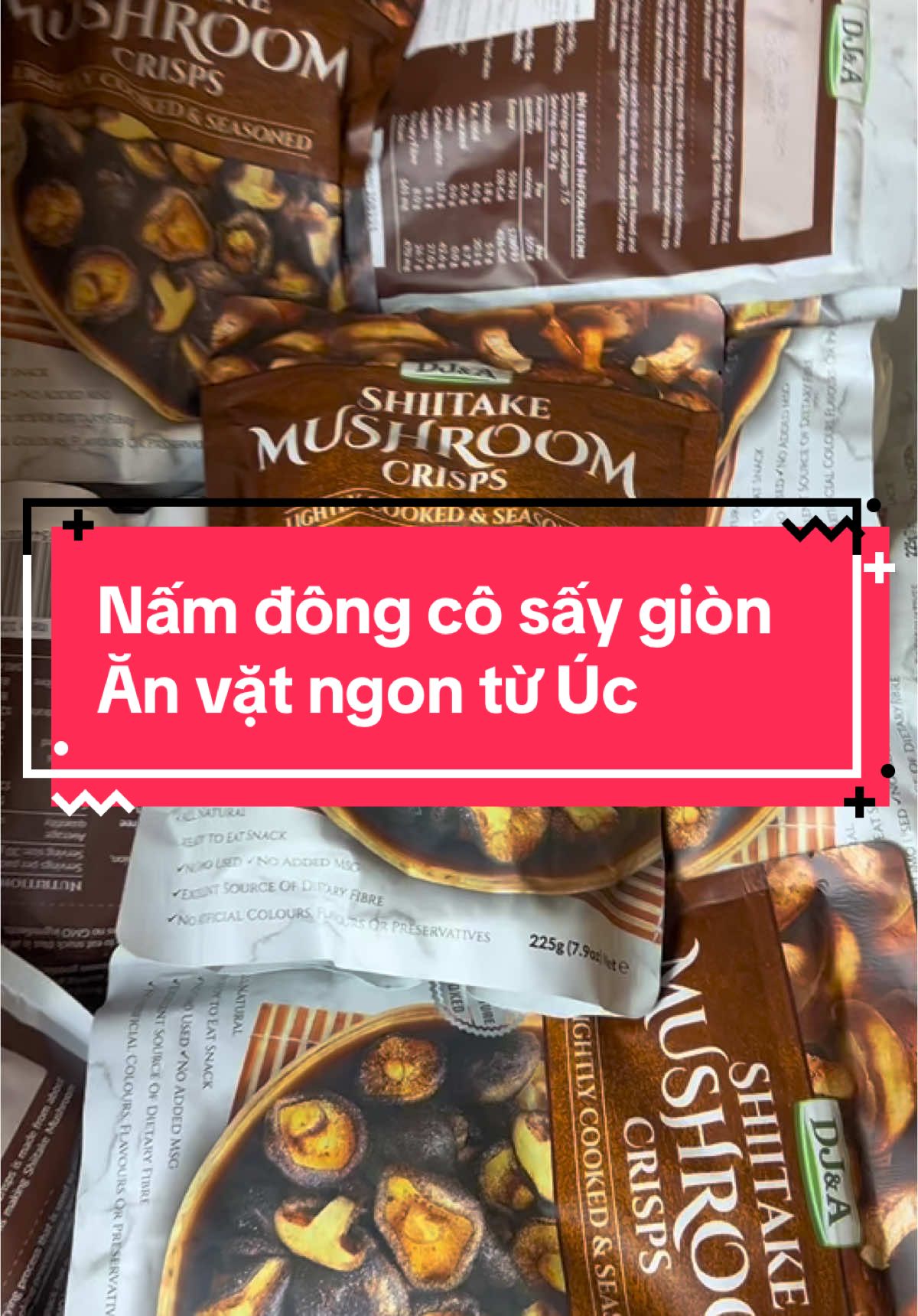 Nấm đông cô sấy giòn nhập khẩu từ Úc- Món ăn vặt rất ngon và tốt cho sức khoẻ. #anvat #namsay #nấm 