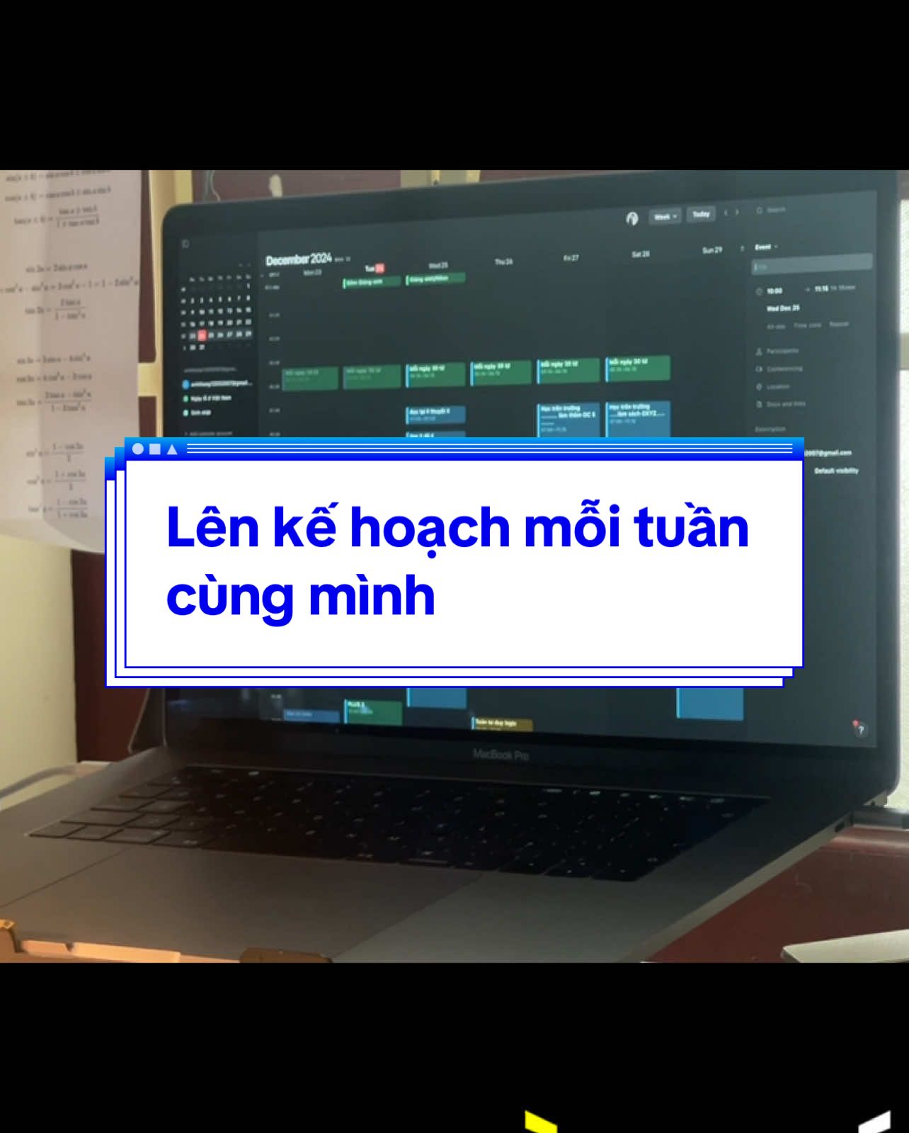 Thời gian rất quý, hãy cố gắng để sắp xếp nó nha friends #time #googlecalendar #xuhuong #quanlithoigian #2k7 