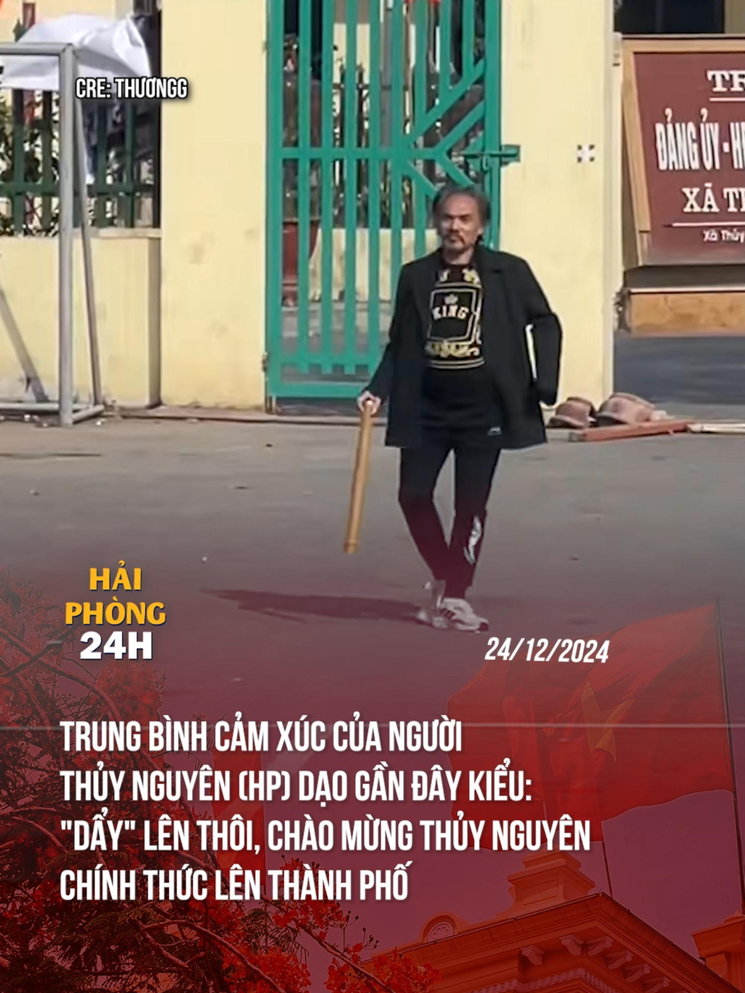 SẮP LÊN PHỐ CÓ KHÁC, PHẤN KHỞI THẾ KHÔNG BIẾT =))) #theanh28 #tiktoknews #haiphong24h #haiphong #2024Moments