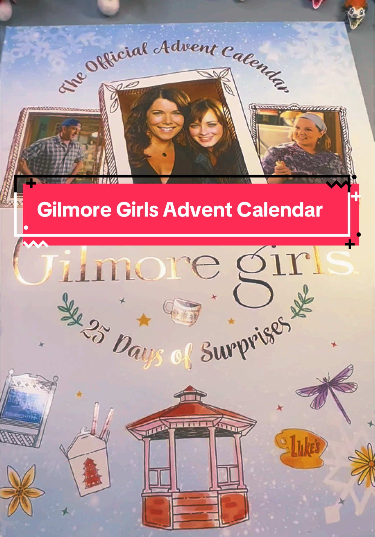 Gilmore Girls Advent Calendar. Days 17,18,19,20,21,and 22! #ChristmasCountdown #AdventCalendar #FYP #ChristmasPresents #christmasgift #BookTok #gilmoregirls #gilmoregirlstiktok #talkfast #loreleigilmore #rorygilmore 