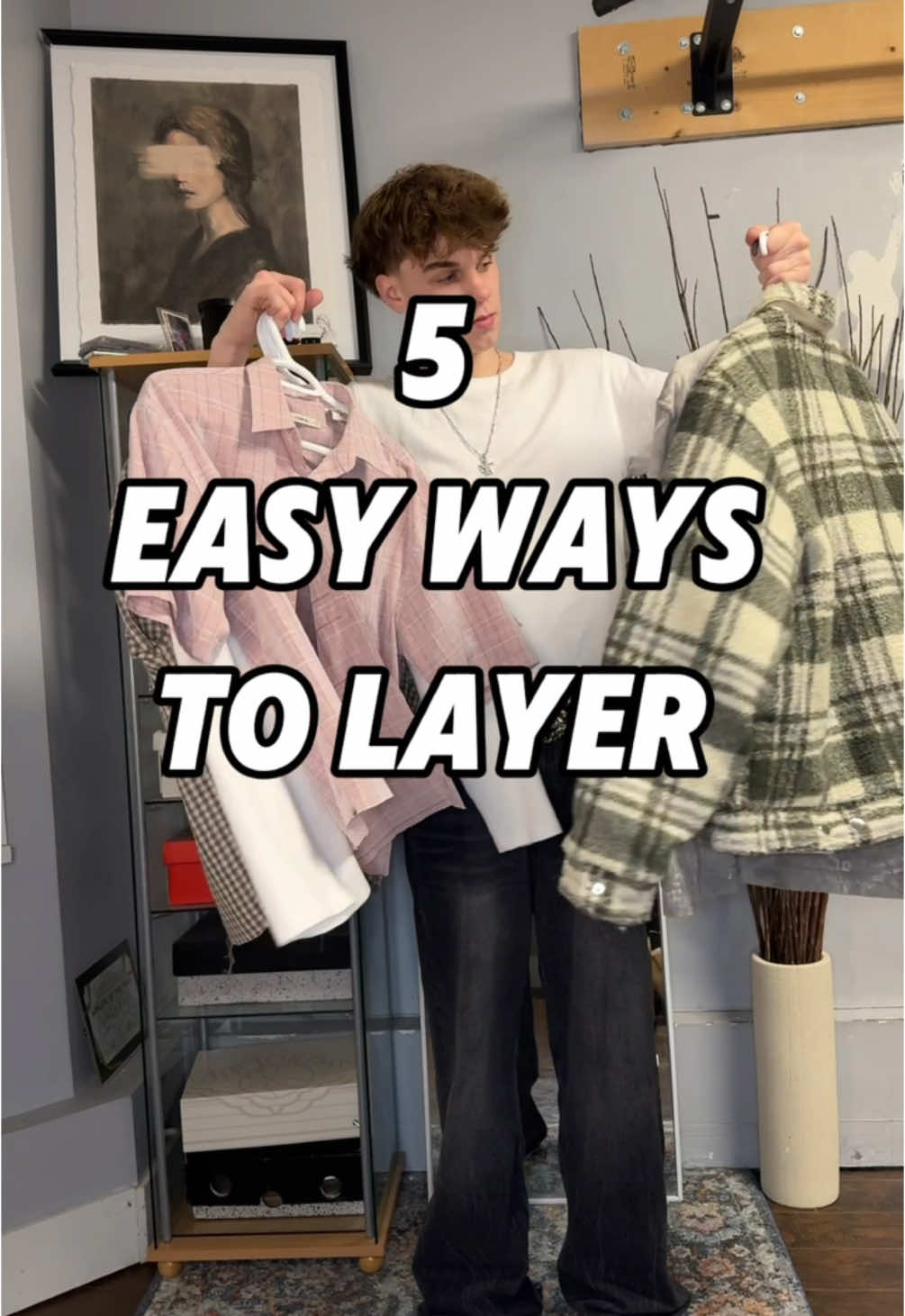 5 Easy ways to layer #fyp #fashiontiktok #fits #layering #outfitsinspo #outfits 