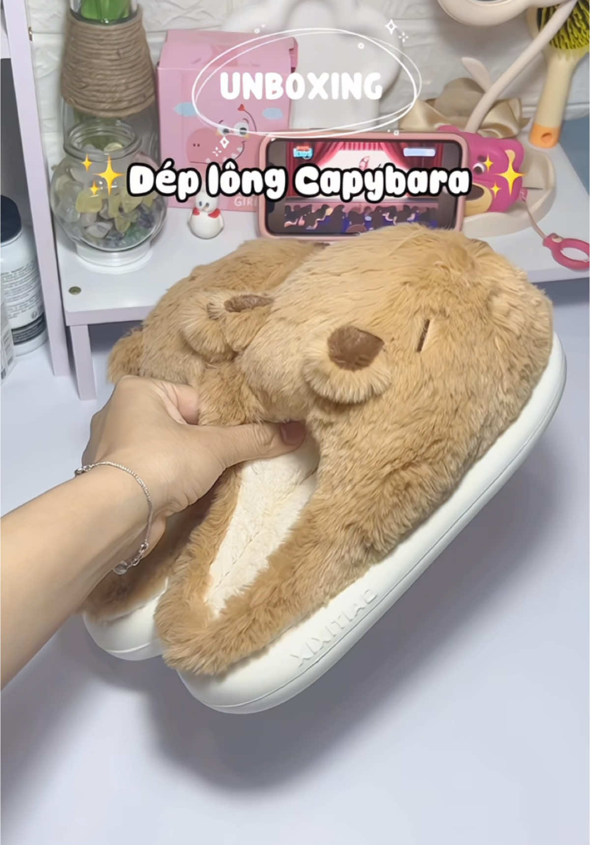 Ẻm cutee mà ấm xỉuu 💞#deplong #capybara #deplotlong #unboxing #review #nhacuadoisong #xuhuong #thinhhanh #viral 