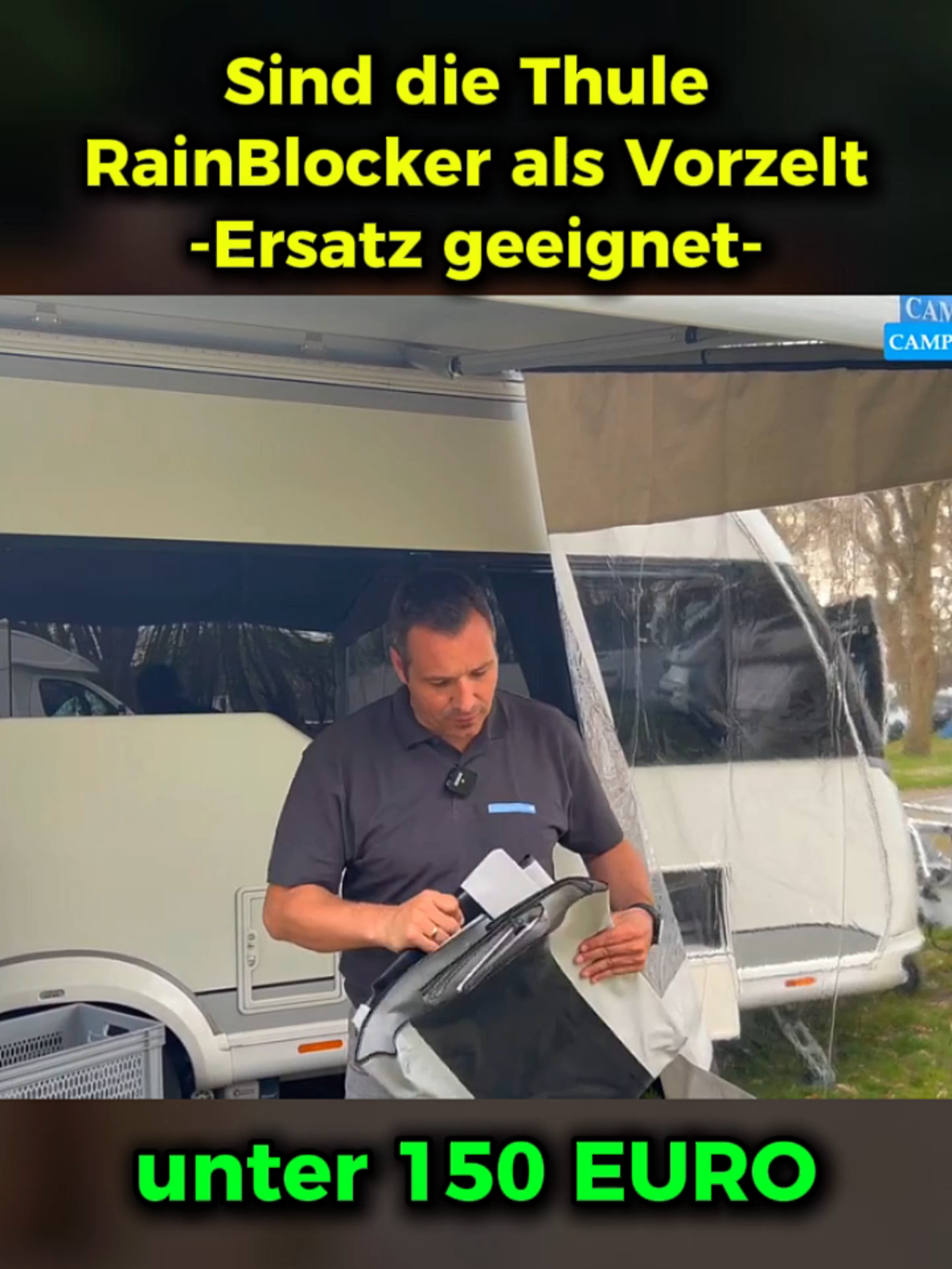 Sind die Thule RainBlocker als Vorzelt-Ersatz geeignet- #wohnmobil #campervan #camperlife #camper #rooftent #rooftenttravel #rooftenttok #momsoftiktokclub #travelwithchild #travelwithchildren #vacation #childrenvacation #camping #vanlifetravel #momhack #tenting #campingrecipes