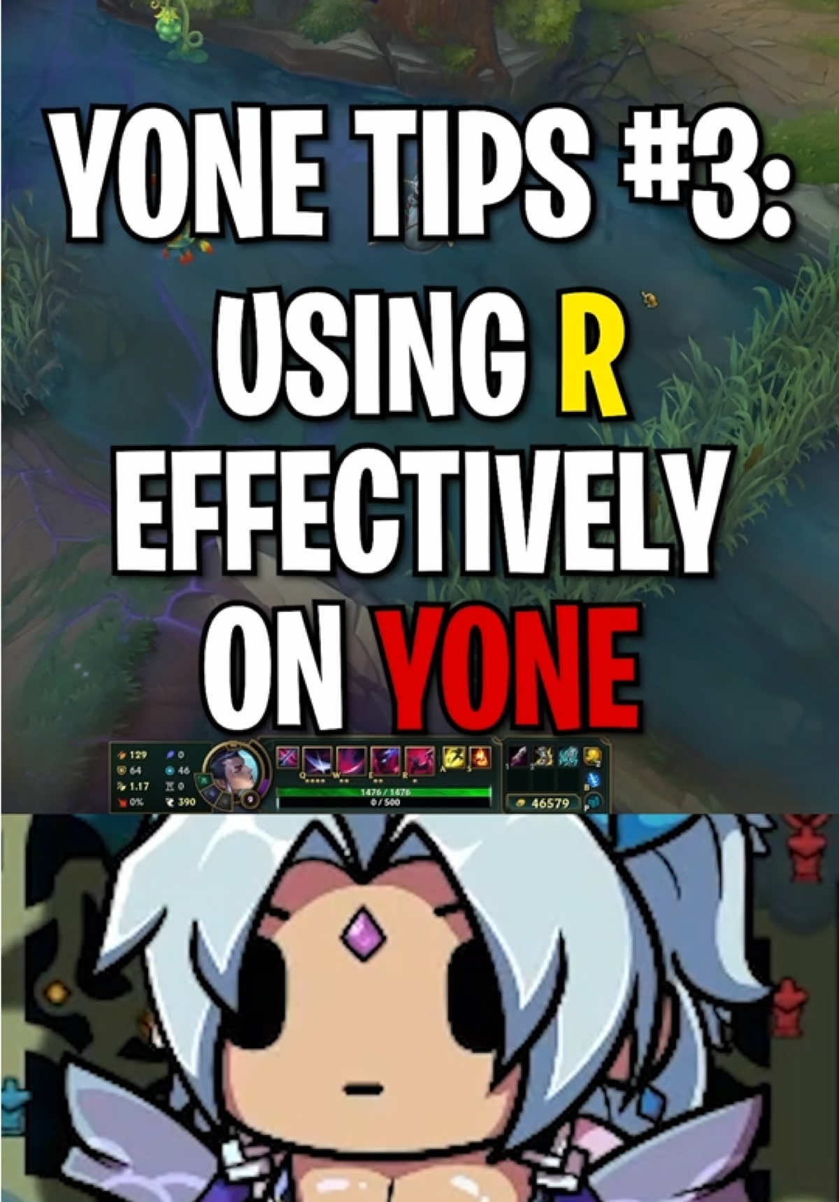 Yone Tips 3: How to use R effectively! #leagueoflegends #leaguetiktok #fyp #fypシ゚viral #yone #tutorial 