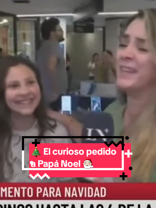 🎄😅 Al estilo del Grinch: el curioso pedido de una niña a Papá Noel. Durante el recorrido de Carla Ricciotti en la noche de los shoppings #celebración #fiesta #santaclaus #navidad  #argentina🇦🇷 