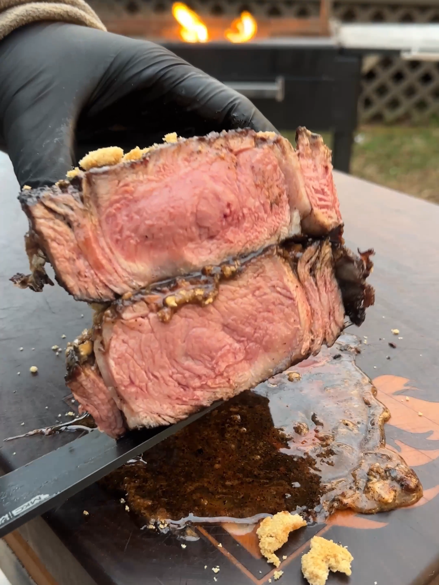 Coffee Crusted Steak with Cookie-Infused Butter from @kroger Delivery #ad 🥩🍪🔥