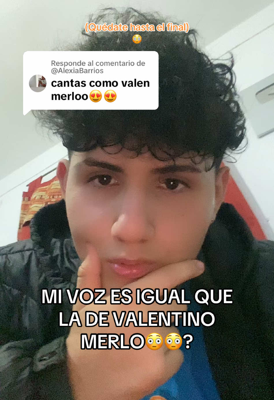 Respuesta a @@AlexiaBarrios MI VOZ SE PARECE A LA DE VALENTINO MERLO😳? #cover #valentinomerlo #Cumbia #parati #argentina 