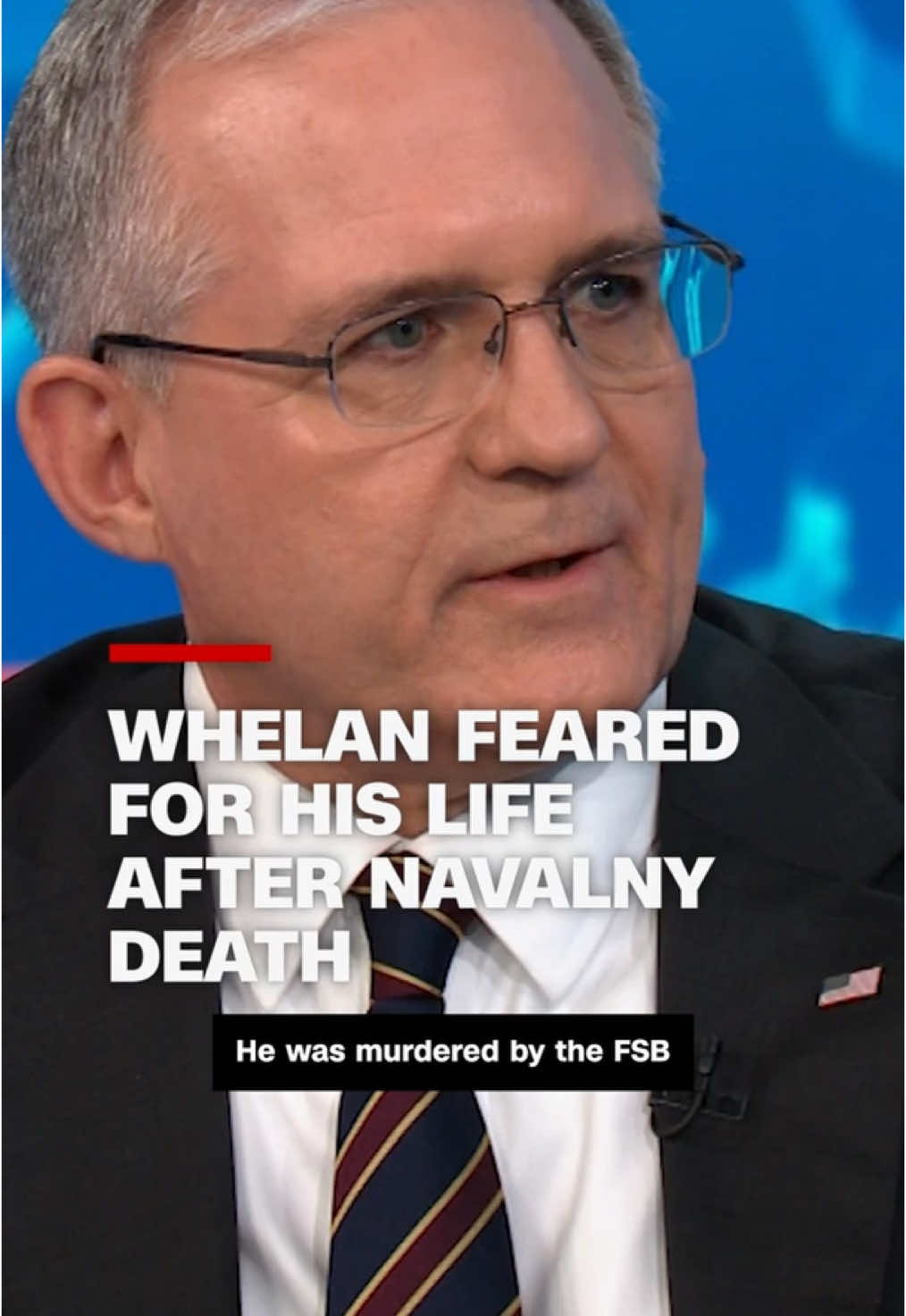 Paul Whelan, an American who spent five-and-a-half years wrongfully detained in Russia, was worried for his safety after hearing that Russian opposition leader Alexey Navalny had died. The Kremlin has denied any role in his death. #CNN #News #paulwhelan 