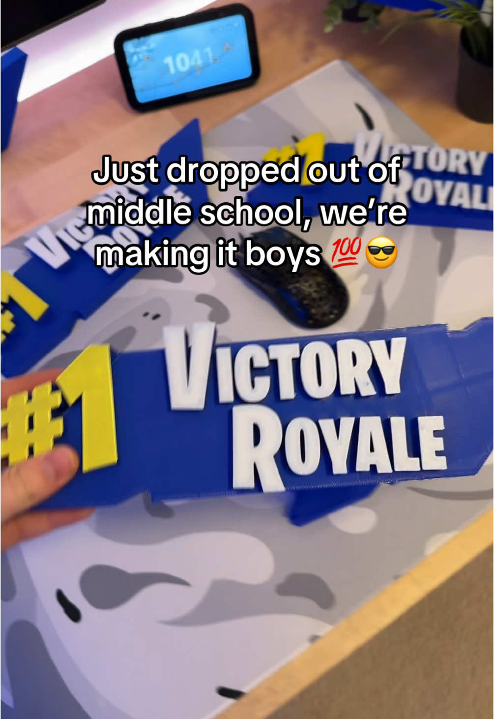 MASSIVE irl Victory Royale 👆#fortnite #gaming #fortnitememes #victoryroyale 