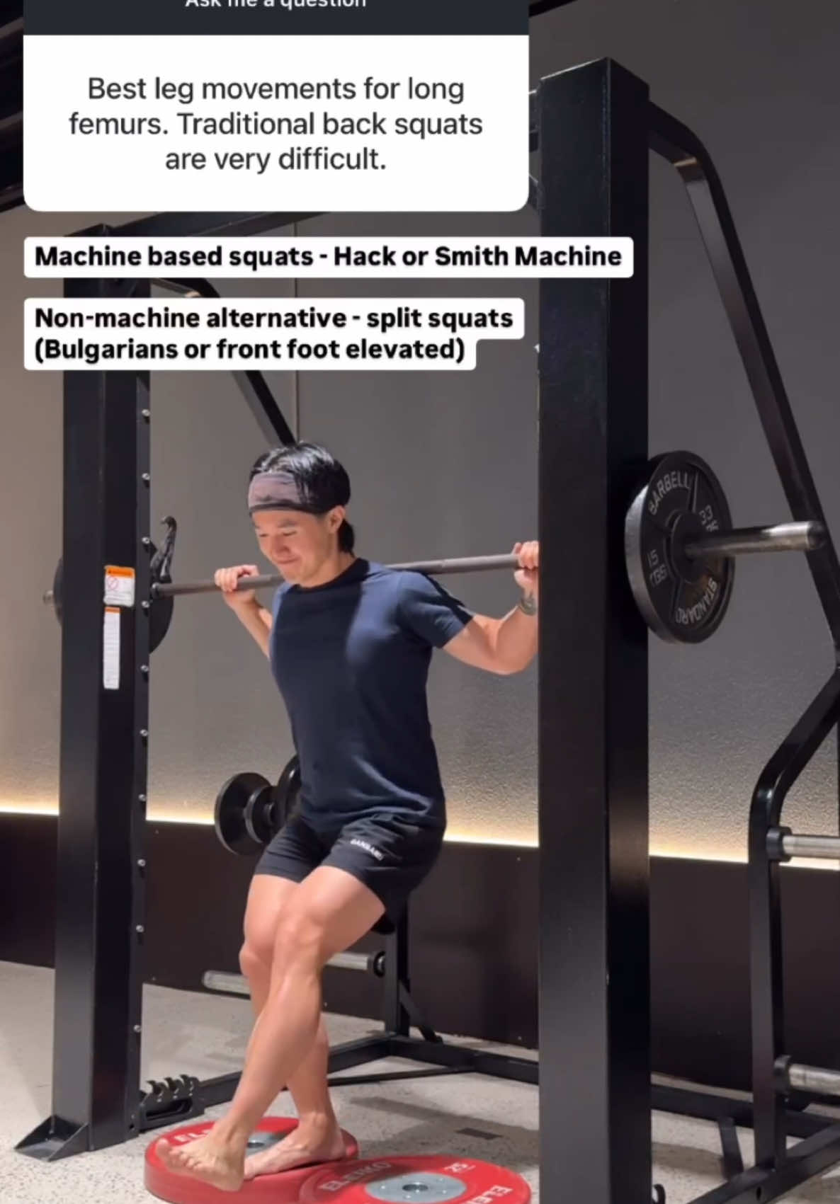 Best barbell squat alternatives for quads 