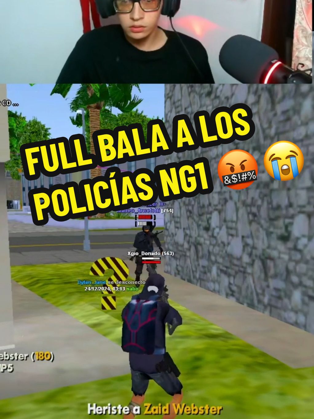 salvando a los civiles de los policías NEWGAMERS 1#gta #videojuegos #samp #newgamers #roleplay 