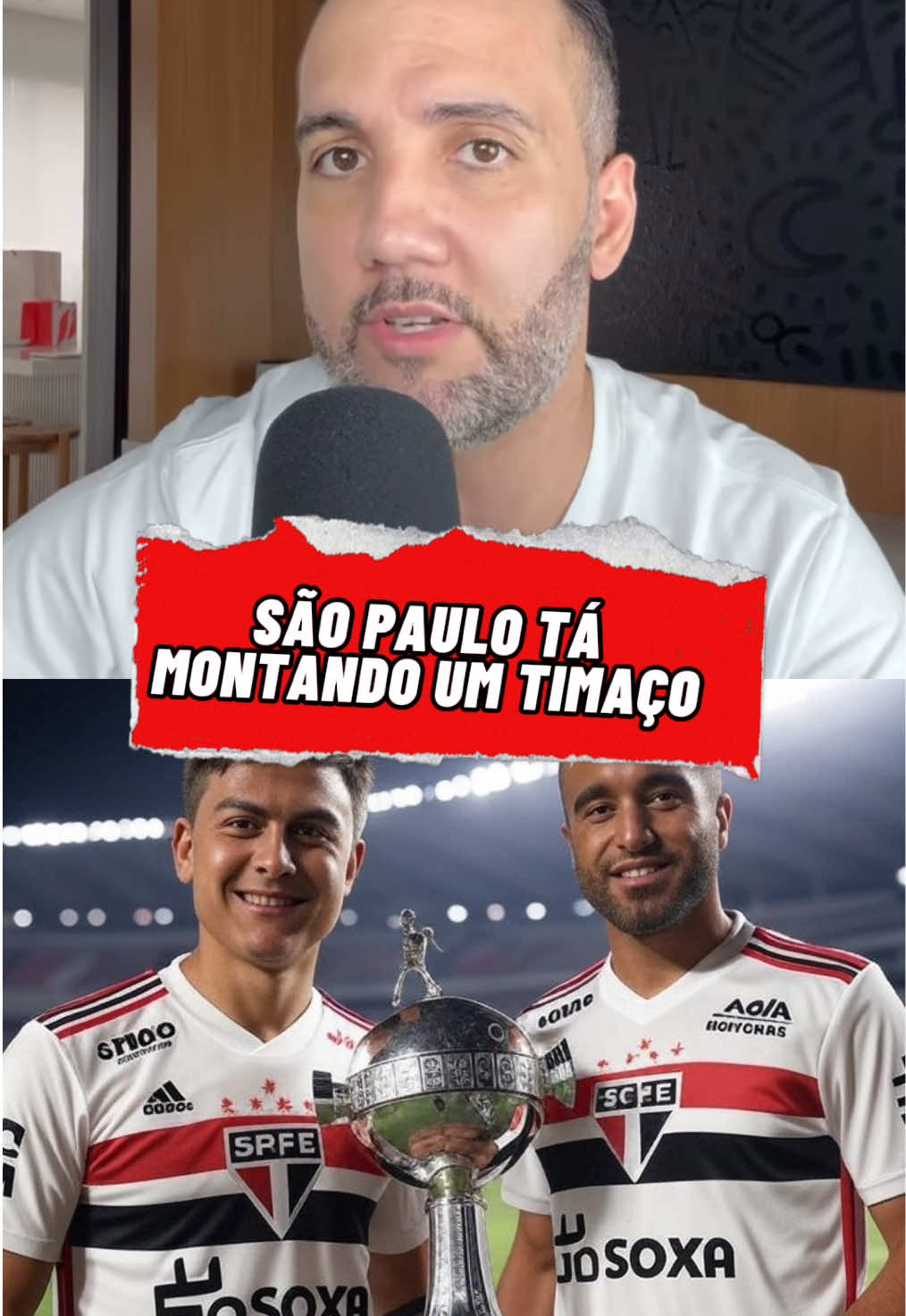 São Paulo quer ganhar a libertadores em 2025 #saopaulofc #oscar #libertadores #brasileirao #jorgeigor 