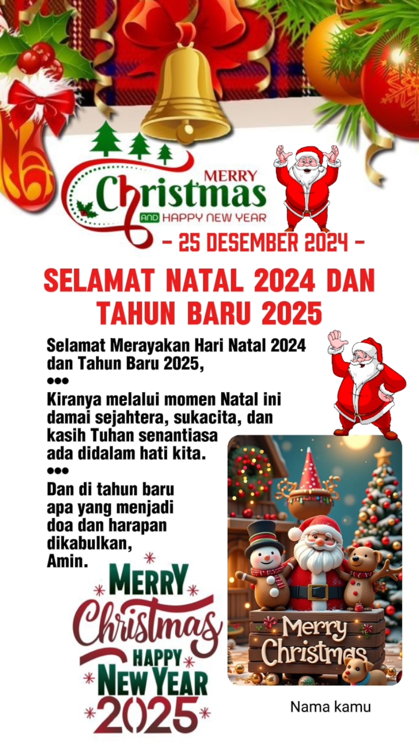 Selamat Hari natal 2034 #natal #CapCut #natal2024 #merrychristmas #christmas #happynewyear #xmas 