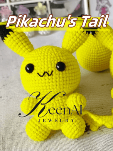 Pikachu's Tail #Crochet #CrochetLovers #Handmade #Crafts #YarnCraft  #MadeWithLove