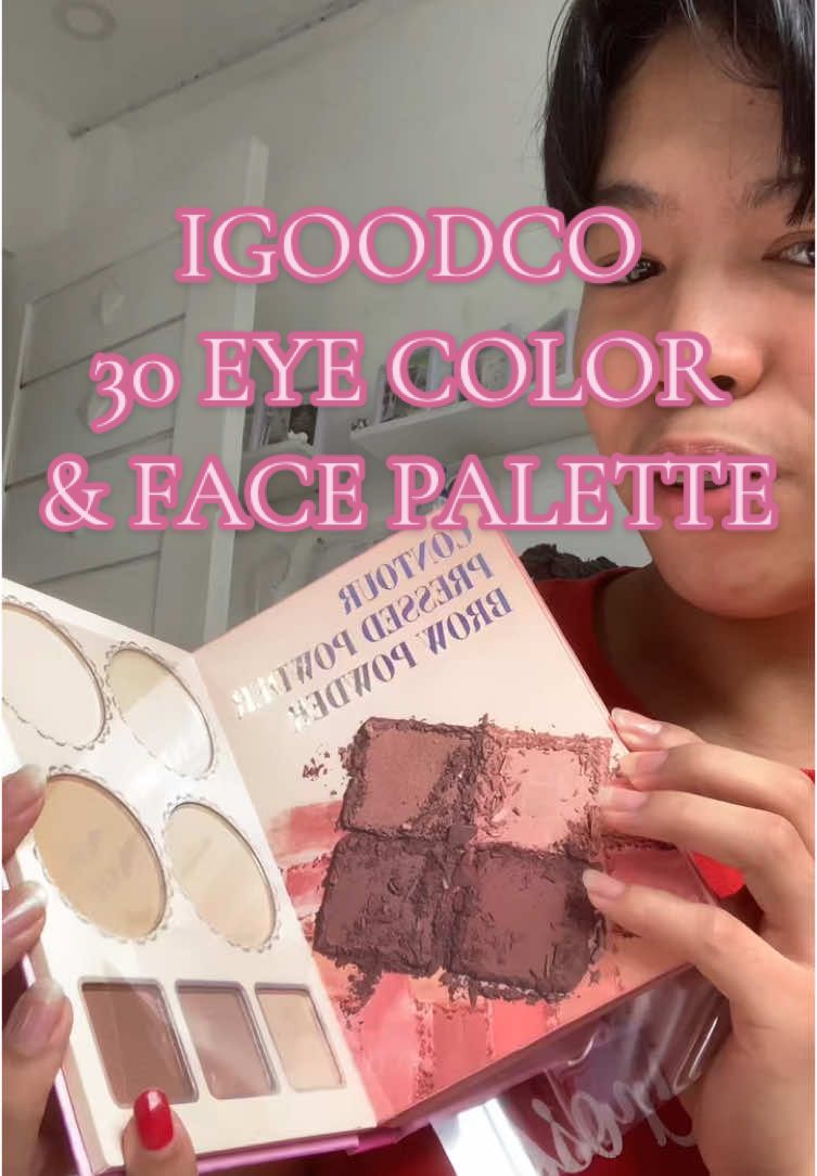 LOVE THIS IGOODCO 30 COLOR EYE & FACE PALETTE! Labas mga eabab na mahilig sa mura pero worth it!! #igoodco #igoodcopalette 