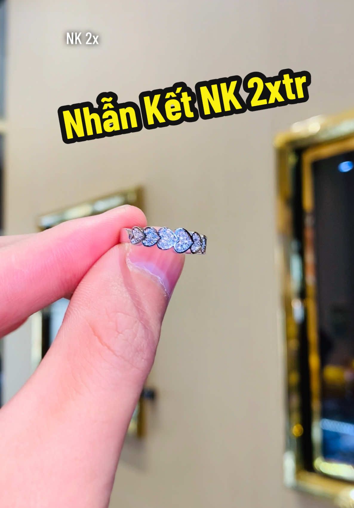 Nhẫn kết kim cương hình trái ❤️ siêu xinh chỉ #2xtr #tamluxury #tamluxurydiamondjewelry #trangsuc #kimcuong #nhẫnđẹp #xuhuongtiktok 