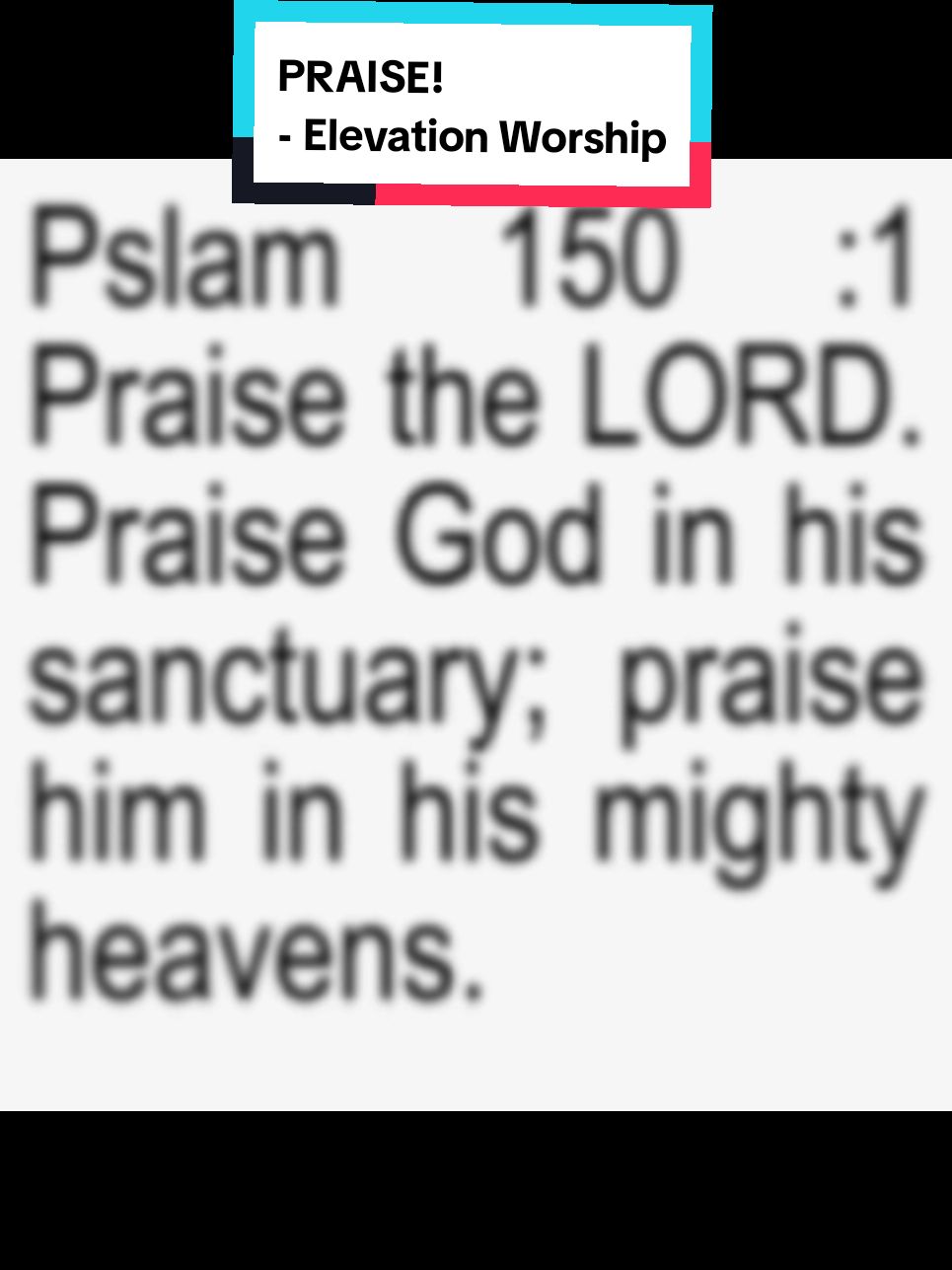 ⊹₊⟡⋆ Psalm 150:1 Praise the Lord! Praise God in his sanctuary; praise him in the firmament of his power. 🎧: Praise - Elevation Worship • • #elevationworship #praise #fyp #glorytoLORD #ayat #percaya #Jesus 