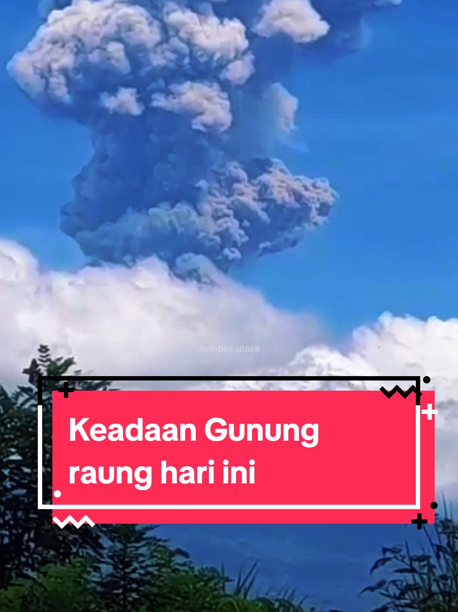 Keadaan Gunung Raung hari ini, untuk warga Jember Utara sumberjambe, Bondowoso, Banyuwangi harap waspada ya.  #jemberutara #jember24jam #jembertiktok 