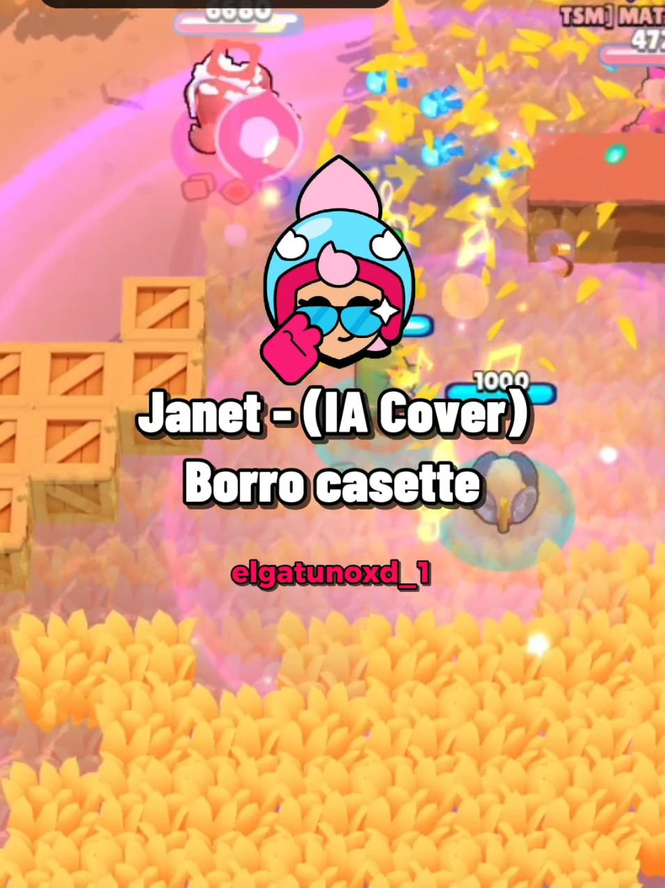 Janet🌌 (IA Cover)  canción: Borro Casette / Maluma🔥 #brawlstars #janet #brawlstarstiktok #aicover #coveria #ia #ai #music #fyp #lyric #parati #xd #jammable #xdddddd #maluma #reggaeton #song 