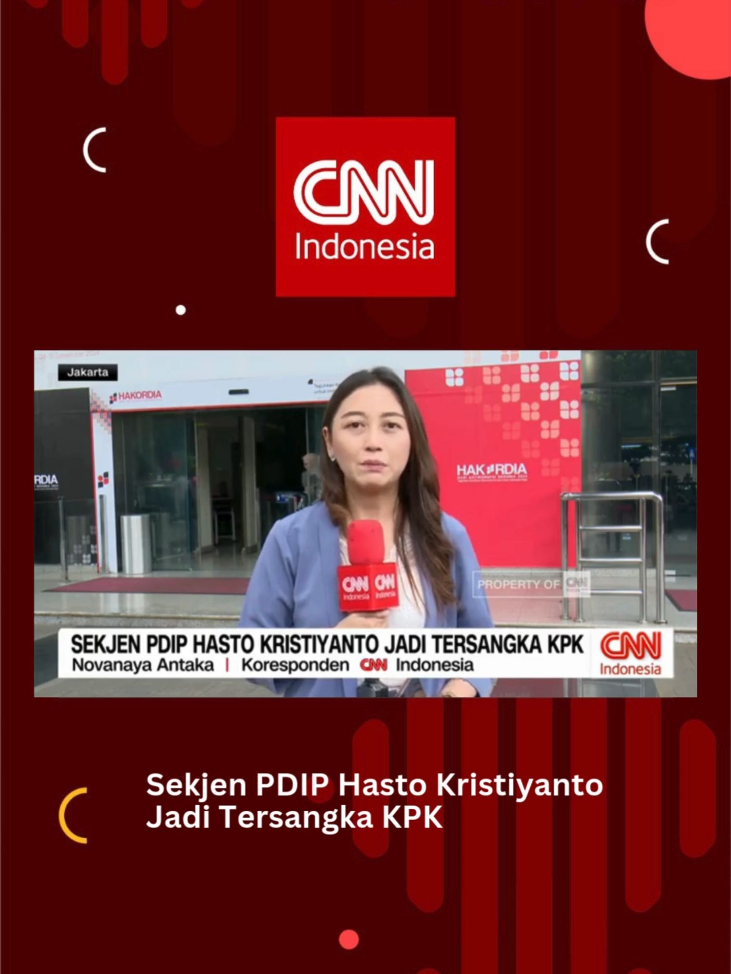 Sekretaris Jenderal PDIP, Hasto Kristiyanto, diberitakan menjadi tersangka oleh Komisi Pemberantasan Korupsi (KPK) dalam kasus dugaan suap pergantian antar waktu (PAW) anggota DPR RI yang melibatkan Harun Masiku. #pdip #hastokristiyanto