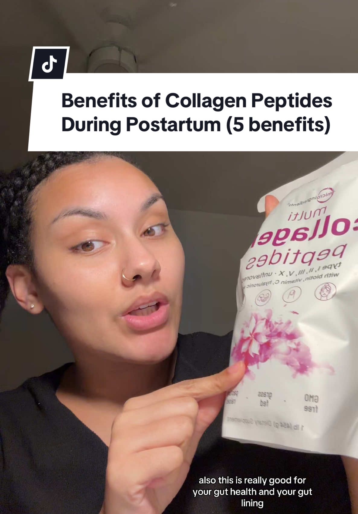 Collgen peptide powder & collagen benefits during postpartum #postpartum #collagen #collagenpeptides 