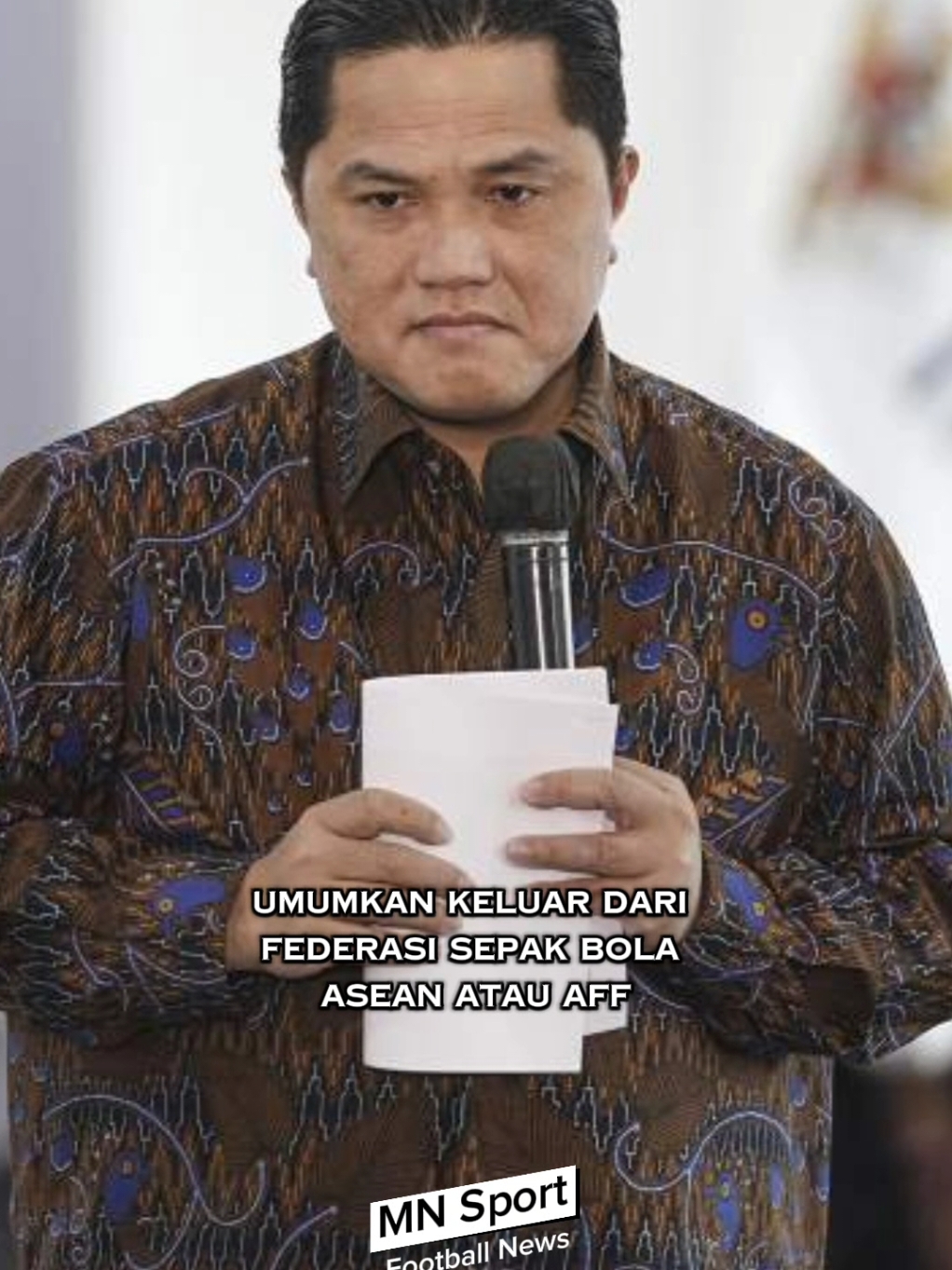 Resmi ! Indonesia keluar dari Federasi sepakbola Asean (AFF) 🤯 #TimnasIndonesia #ErickThohir #AFF #federasisepakbolaasean #aseanfootballasosiation 