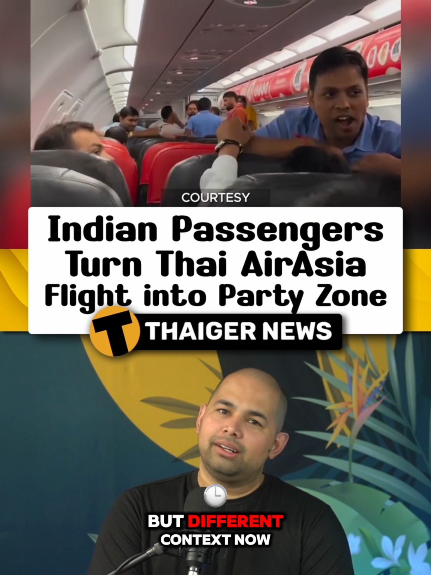 Indian Passengers Turn Thai AirAsia Flight into Party Zone A Thai AirAsia flight made headlines when Indian passengers turned the aisles into a party zone, disregarding cabin crew instructions and causing mid-air chaos. The incident, captured on video, sparked online backlash and reignited debates about public etiquette during travel. While the situation highlighted a lack of accountability, it also brought attention to the need for better awareness and behavior in shared spaces. #AirAsia #TravelEtiquette #PassengerBehavior #AviationIncidents #ViralVideo